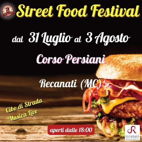 Street Food Festival - dal 31 Luglio al 3 Agosto