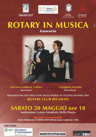 Rotary in musica - Sabato 20 Maggio