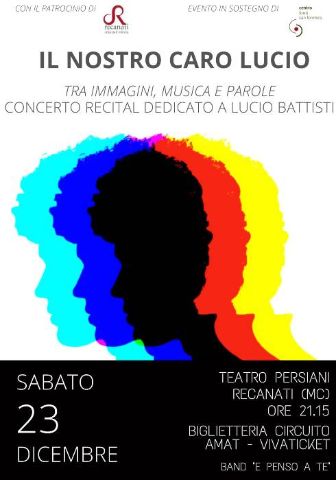 Concerto-recital dedicato a Lucio Battisti - Sabato 23 dicembre 